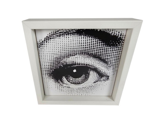 Piero Fornasetti - 'Occhio' - Bardelli - Ceramic tile including wooden frame - Italy - 2000