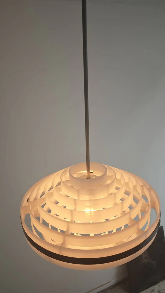 Lampada a Sospensione UFO Space Era Cecoslovacchia 1970 – Lampade a sospensione, Metal, Plastic, Space Age (photo 13 of 29)