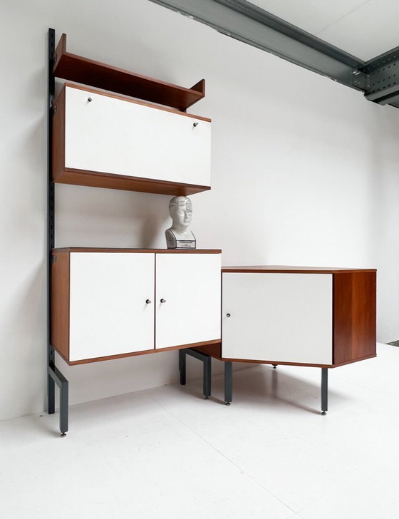 Image 1 of Sistema a parete vintage Simpla Lux a 2 pezzi, anni '60