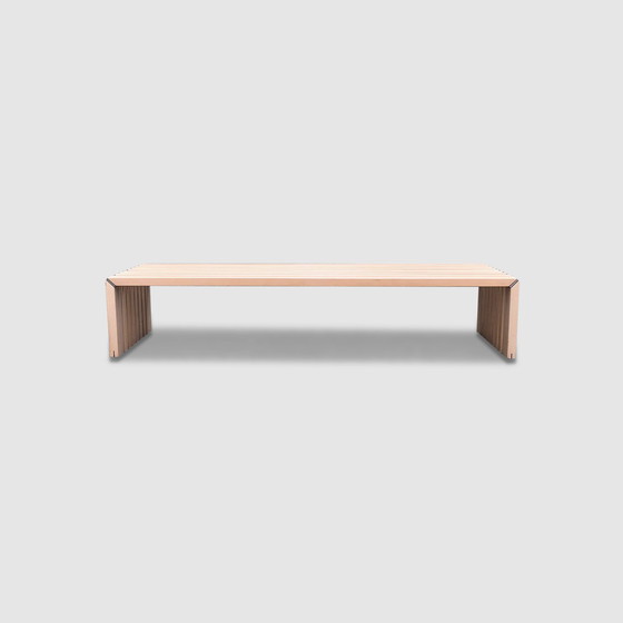 Image 1 of Banc Passe Partout en frêne à lattes par Walter Antonis pour Arspect 1970