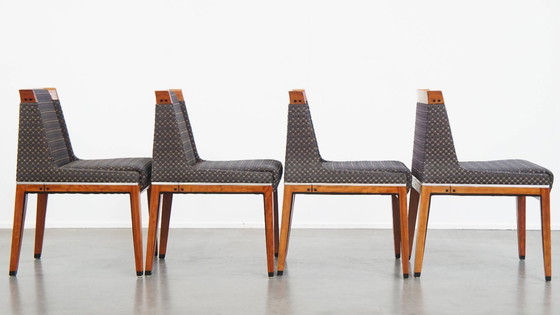 Image 1 of Art Deco Set Consisting of a Dining Table and 4 Dining Chairs by Schuitema from the Decoforma Series