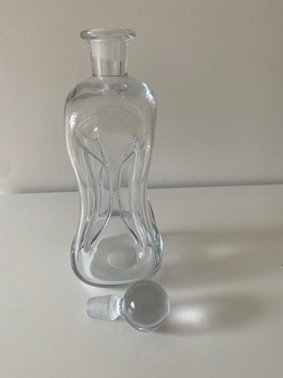 Image 1 of Decanter Holmegaard Danimarca "kluck-kluck" Jacob E. Bang 1960
