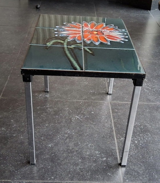 Image 1 of Salontafel met bijzet tafeltje Adri jaren 60/70
