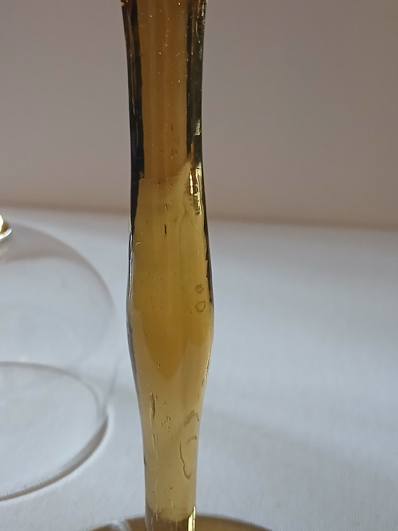 Image 1 of 2 antieke wijnglazen Jugendstil / Art Nouveau