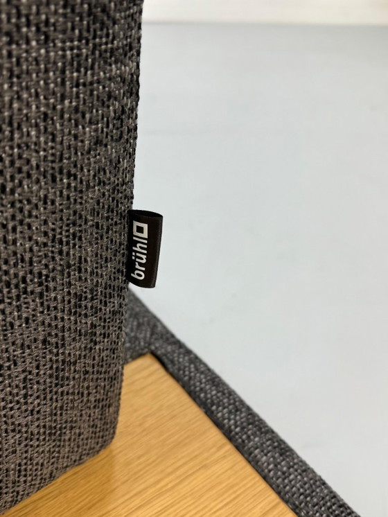 Image 1 of Brühl Moule Sofa Grey Divano letto Funzione di riposo Pezzo da esposizione