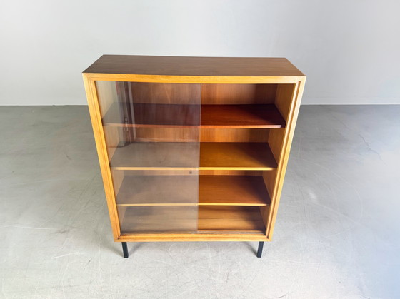 Image 1 of Midcentury display cabinet WK Möbel walnut 1960s vintage chest of drawers