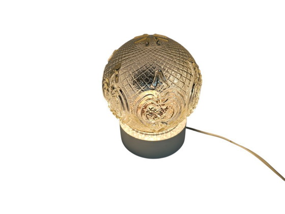 Image 1 of Massive - Space Age - Ceiling lamp - pressed glass - 70's