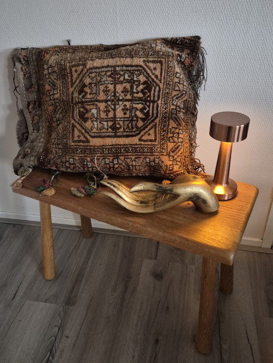 Image 1 of Tavolino laterale con sgabello brutalista