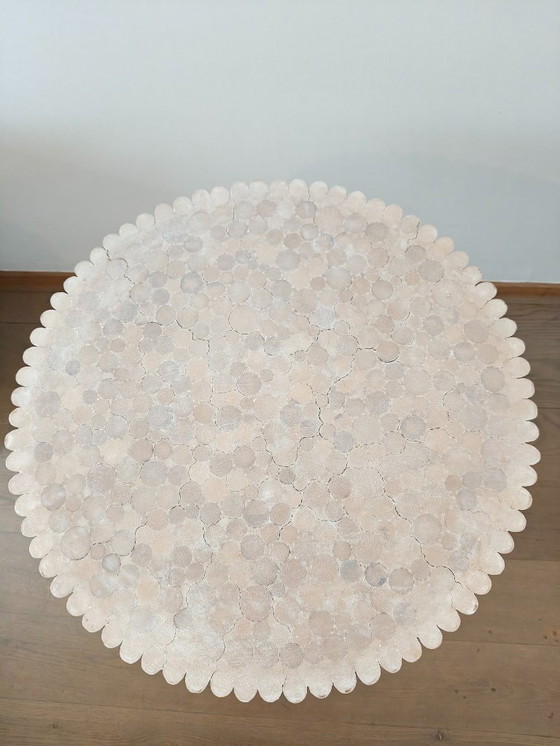 Image 1 of Mesa de ratán con forma de gavilla de trigo - McGuire