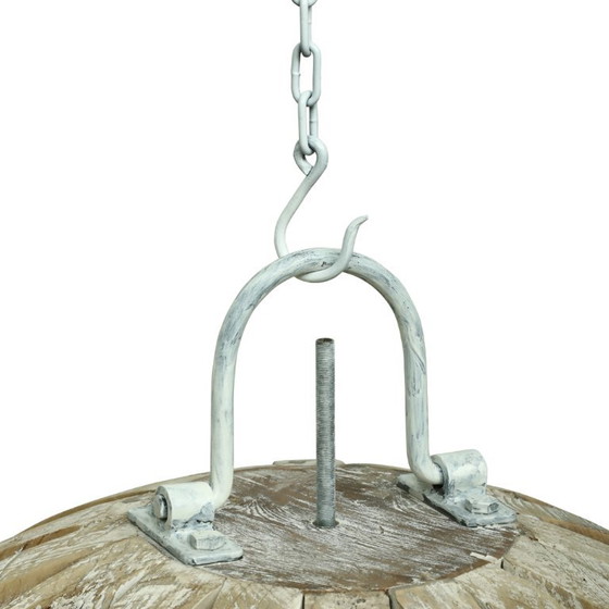 Lampadario grande WOODEN – Metallo, Legno (photo 6 of 6)