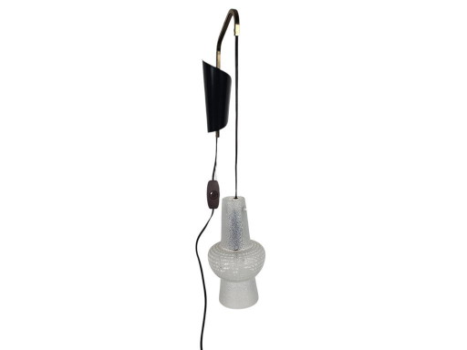 Dutch design - Philips - model NX 14 - satijnglas - 50's - Louis Kalff