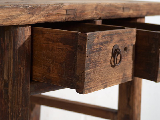 Consolle antica in legno di olmo – Cina, circa 1920 – Console, Iron (photo 40 of 40)