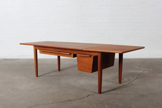 Tavolino da caffè tavolo da cucito di Arne Wahl Iversen design danese teak – Iversen (Arne Wahl) (photo 16 of 18)