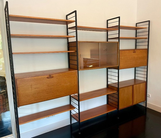 Image 1 of Sistema di scaffalature Staples Ladderax – anni '60