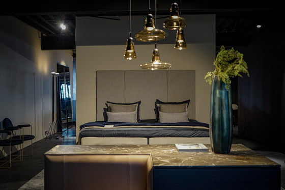 Image 1 of Supreme Aqtive II Bed - Gemma Chair - Kite Armchair - Muffin Lamp - Hub Bench - Shadows Lamp