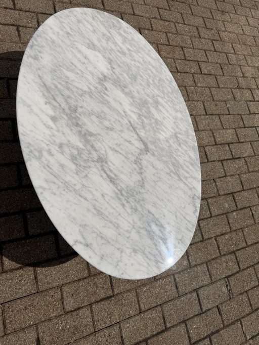 Originele Knoll Tulip Ovale Salontafel Eero Saarinen Statuarietto 107x70