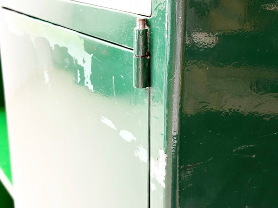 Image 1 of Zeldzame metalen kast van Arredamenti Metallici, Meneghello, Italië, jaren 50