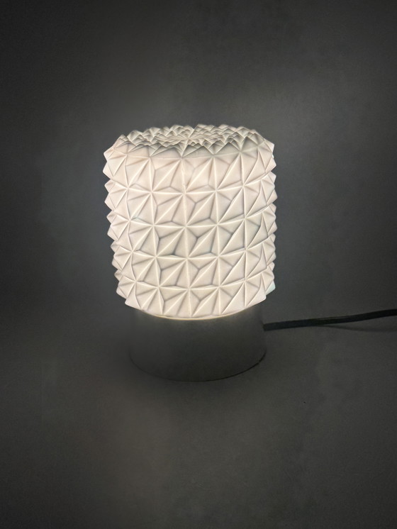 Image 1 of Stylish mid-century corodex ceiling lamp with a sculptural structure