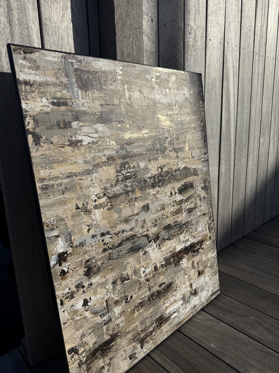Image 1 of Kunstwerk 90x70 cm  incl. baklijst