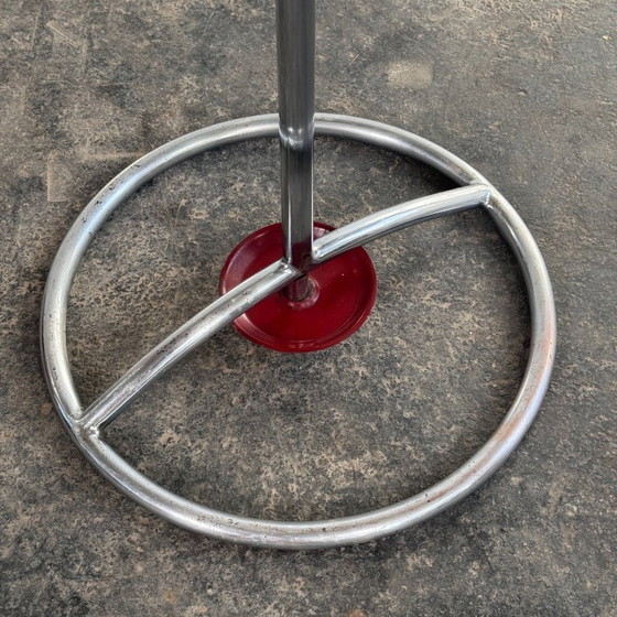 Image 1 of Bauhaus Style Chrome Coat Rack by Hynek Gottwald, 1940s