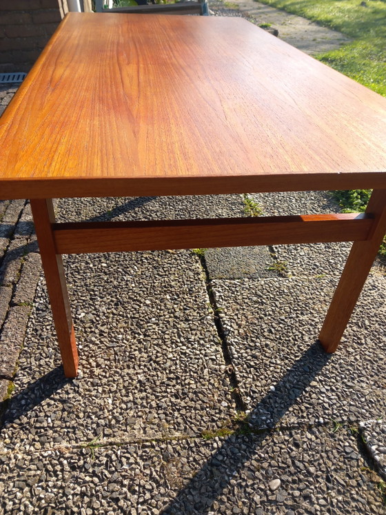 Image 1 of Vintage teakhouten salontafel Scandinavisch design, Danish Control.
