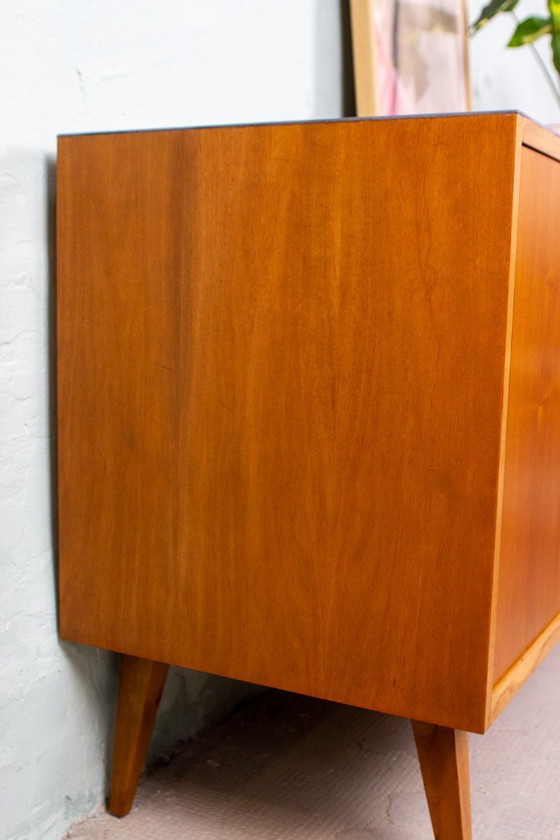 Image 1 of Vintage sideboard chest of drawers Mid Century teak nut 60s