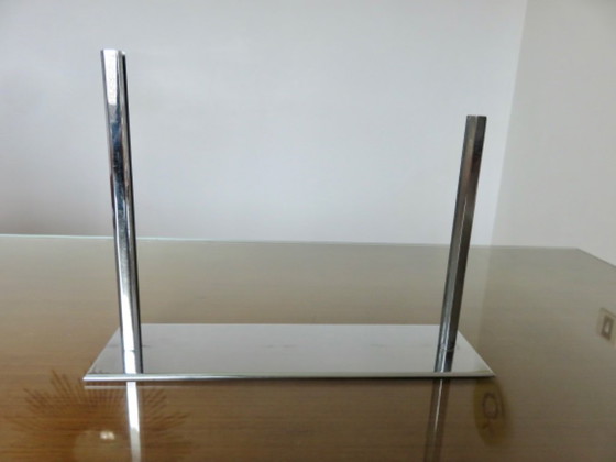 Image 1 of Marco de fotos Art Déco de latón cromado, década de 1930, Francia