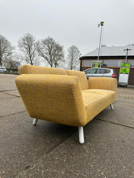 Image 1 of Divano Pode a 3 posti giallo come nuovo con garanzia