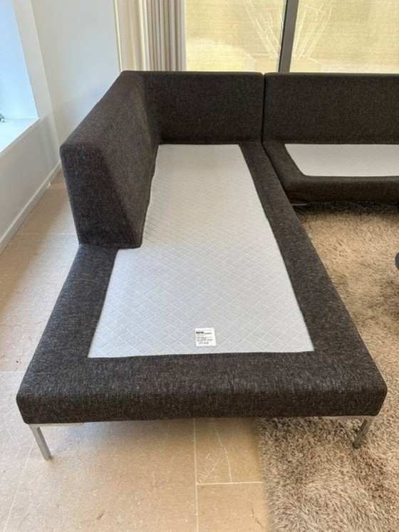 B&B Italia Charles Hoekbank - Donkerbruin – Hoekbanken, Textile, Aluminium (photo 4 of 9)