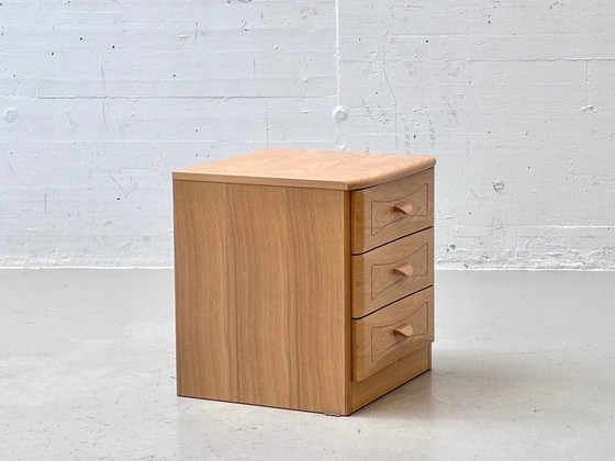 2 Commodes de Chevet Vintage Aspect Bois Clair – Wood (photo 8 of 15)