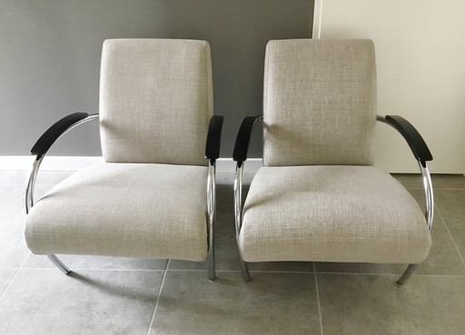 2 poltrone Gelderland 5470 disegnate da Jan des Bouvrie, come nuove.