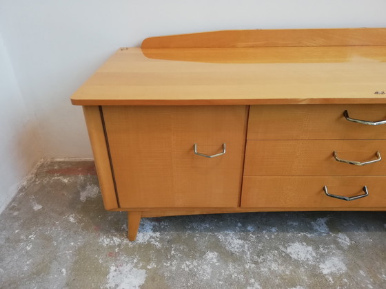 Image 1 of Luxe Mid Century Vintage Lowboard Dressoir TV-meubel Platenspeler-meubel