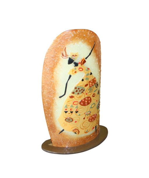 Exclusieve design glazen lamp / kunstglazen lamp – handgemaakt – ca. 45 × 32 cm – tafellampen, Glass