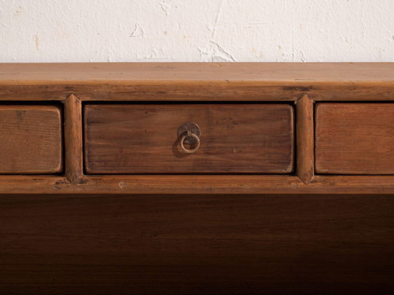 Antique Chinese low cabinet in elm wood – China, circa 1900 – Sideboard cabinet, Iron (photo 40 of 40)