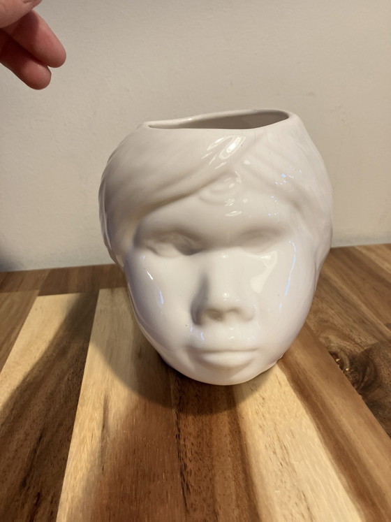 Italian Vase / Jardiniere Testa di Moro, 1960s – Ceramic (photo 5 of 7)