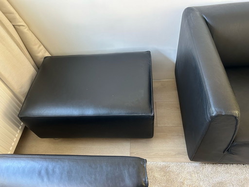 Gelderland 4800 Complete Set Zwart Leer