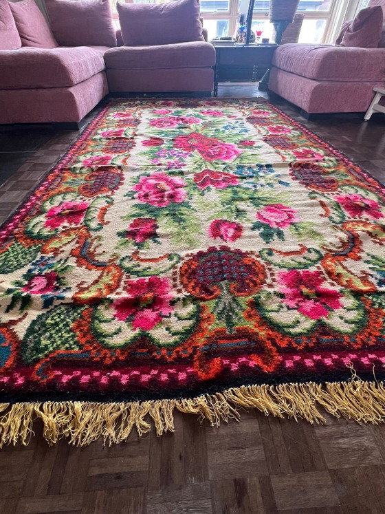 Image 1 of Alfombra kilim de rosas