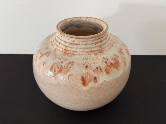 1x Vintage Pink Ceramic 338 Mobach Vase (photo 5 of 5)