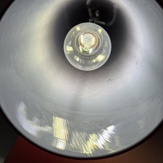 Lampada Sospensione Cono Vetro Murano Rosso Vintage Design Pop Space Age 70 – Lampade a sospensione (photo 4 of 6)