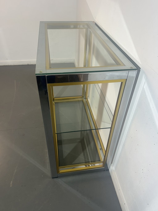 Vitrine chromée Renato Zevi '1970