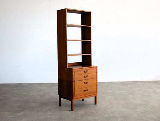 vintage boekenkast | wandkast | teak | Zweeds