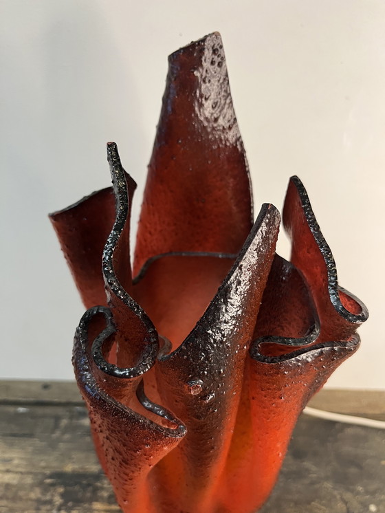 Image 1 of Vintage mid century Georgia Jacob style lamp 