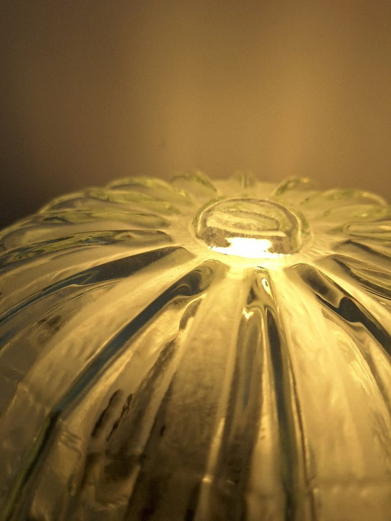 Image 1 of Plafonnier ou applique verre moulé
