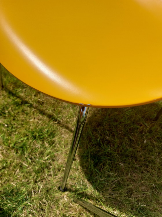 Image 1 of Set di 6 sedie Butterfly serie 7 di Fritz Hansen – Gialle – Vintage