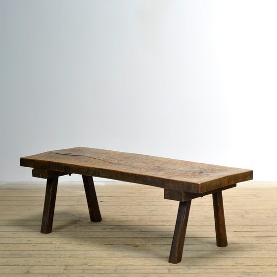 Image 1 of Oak Coffee Table, Circa 1930s