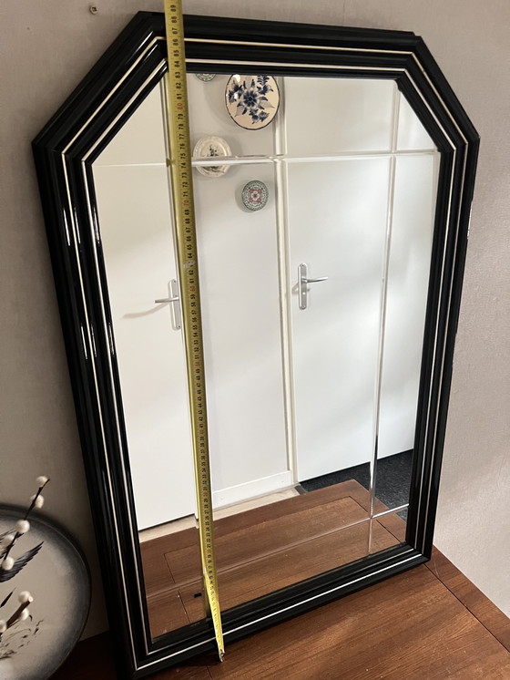 Image 1 of Grande specchio vintage in stile Hollywood Regency