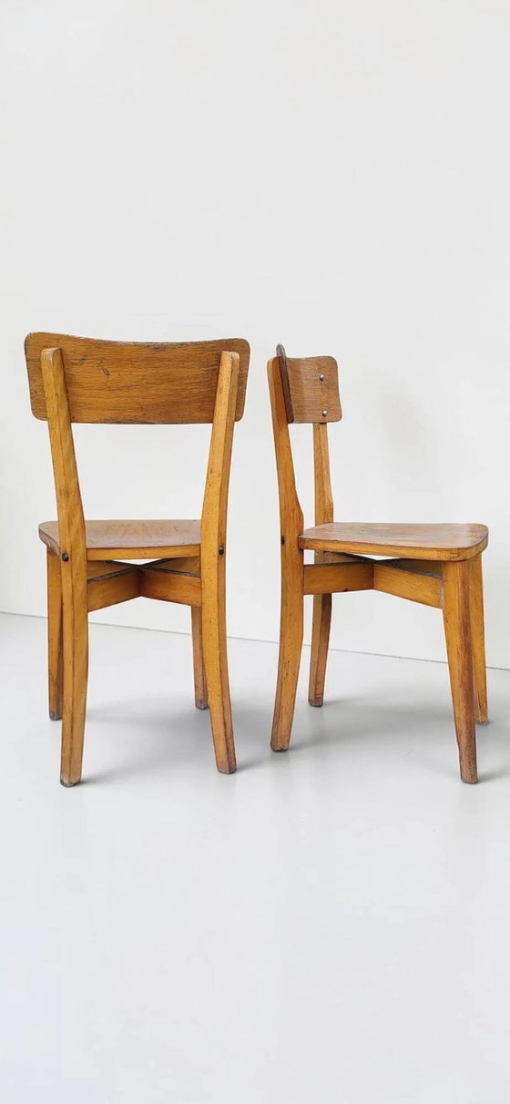 Sedie da bistrò Luterma 1950 – Sedie da pranzo, Wood, Metal (photo 4 of 8)