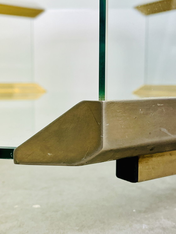 Image 1 of Galotti & Radice - Table basse octogonale sur roulettes