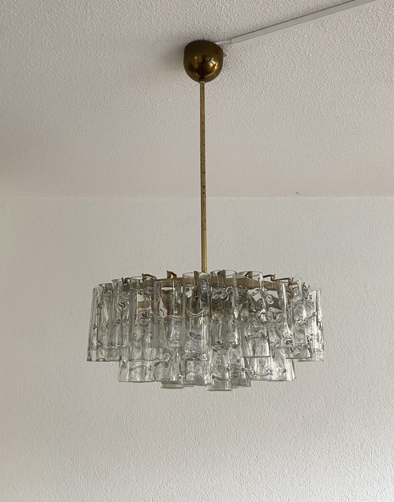 Image 1 of Suspension vintage Doria Leuchten des années 70