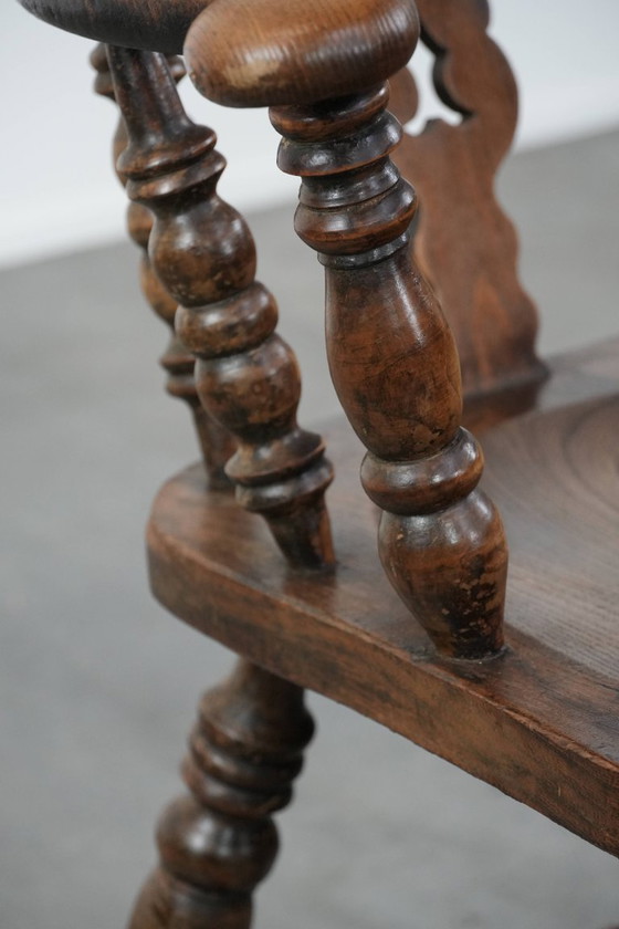 Image 1 of Antiker englischer Windsor-Stuhl mit hoher Rückenlehne aus dem 18. Jahrhundert